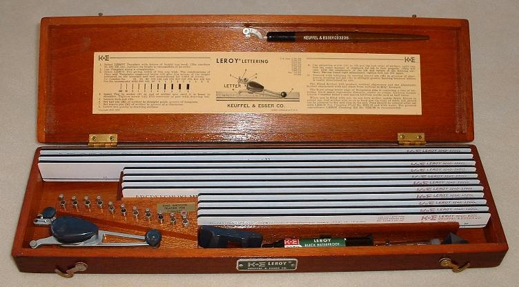 Keuffel & Esser Leroy Lettering Set - Industrial Equipment - BMI Surplus